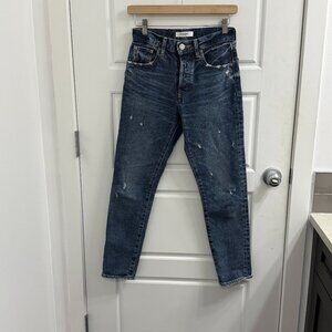 Moussy Vintage High Rise Skinny Ankle Size 24 Distressed